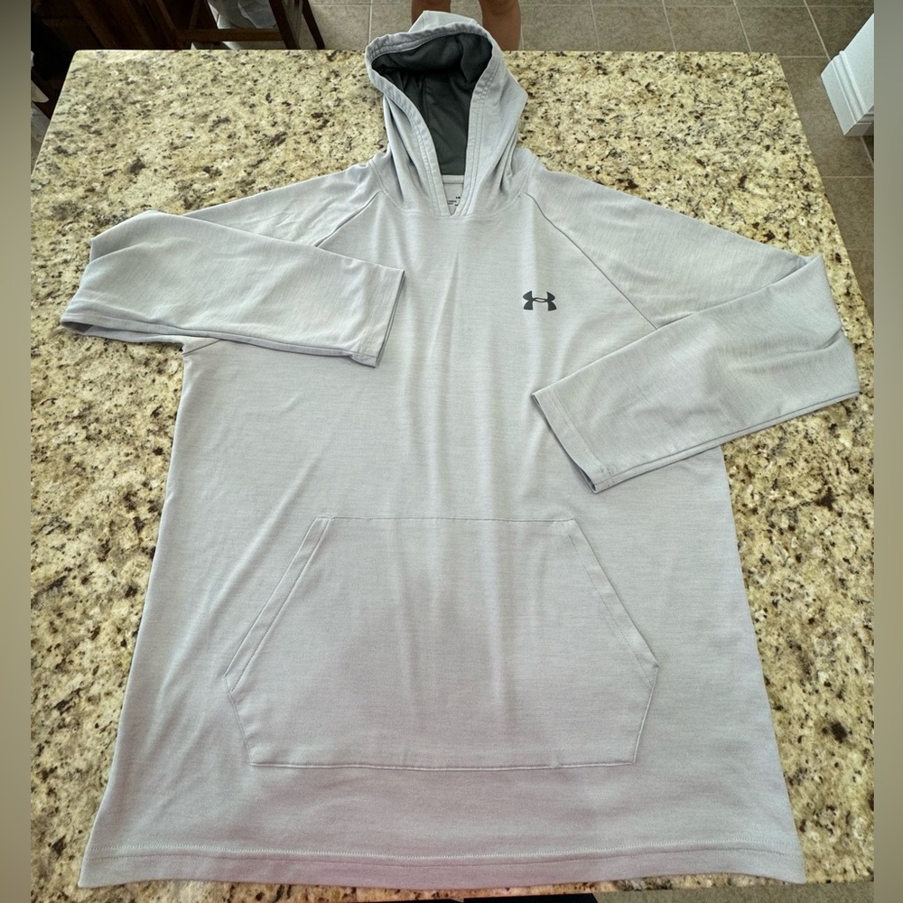 Under Armour - Hoodie - Loose Fit - Heatgear - Large - LG - Gray